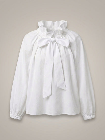 Blouse Ajustée Avec Motif Carreaux Et Nœud Pour Femme | Idéale Pour Usage Quotidien Et Travail