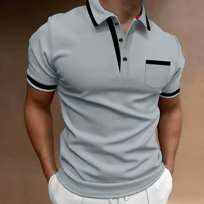 Polo avec Poche Poitrine et Coupe Classique pour Homme | Idéal pour le Quotidien