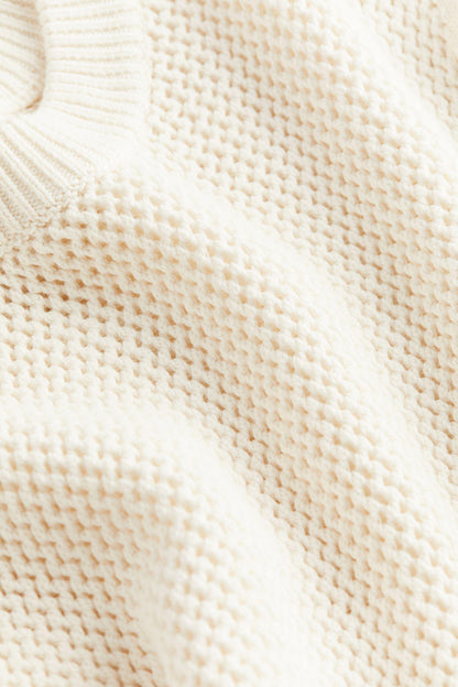 Pull pour Homme avec Col Rond et Motif Structuré | Idéal pour Toute l’Année