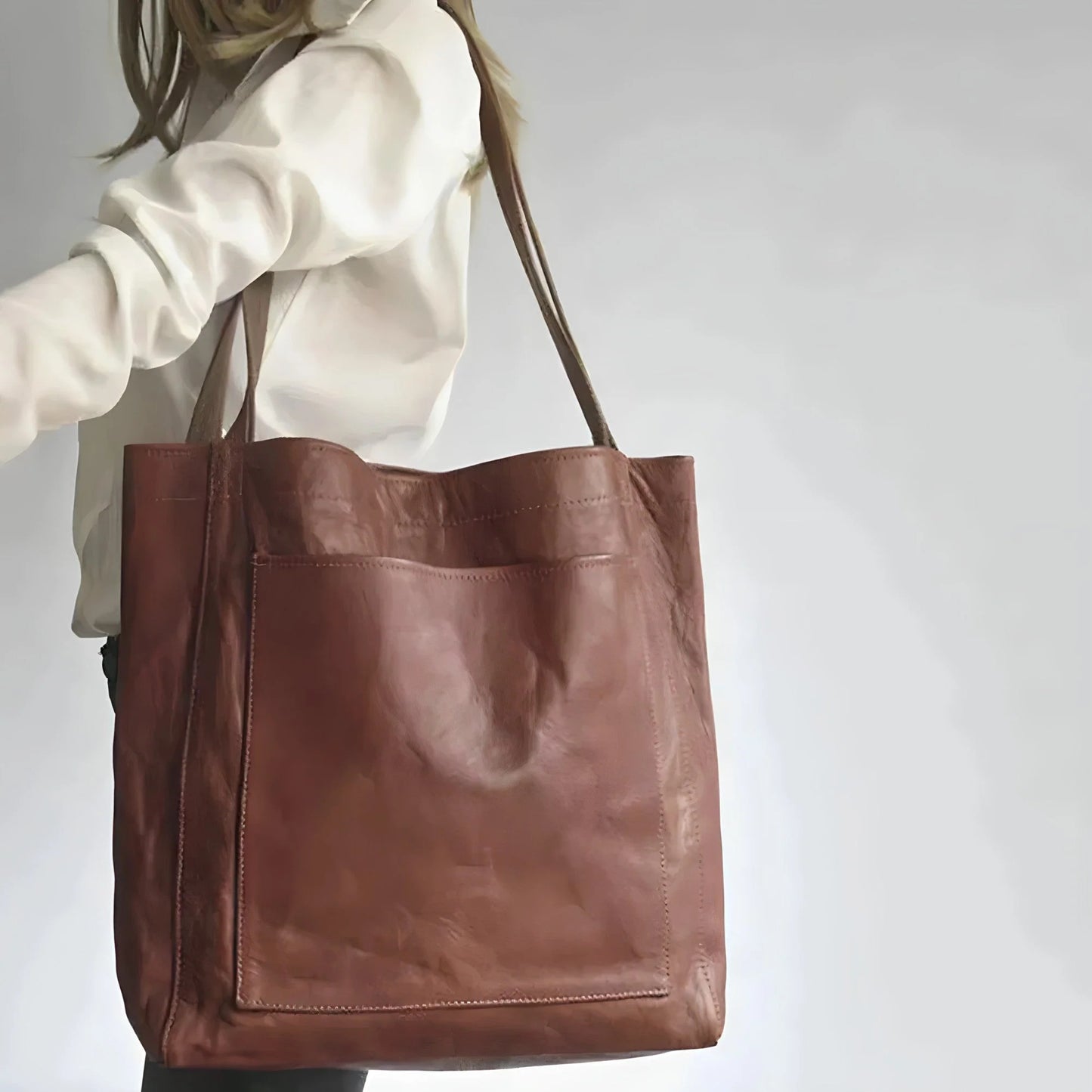 Sac à Main avec Fermeture Zippée et Compartiment Spacieux pour Femme | Idéal pour le Travail ou les Sorties