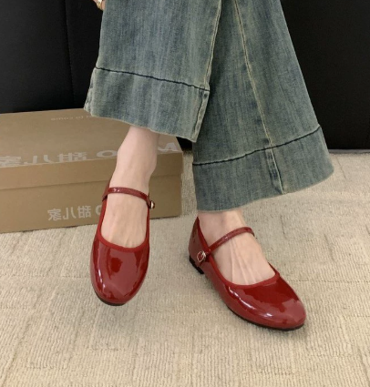 Ballerines Plates Avec Finition Brillante Pour Femmes | Idéales Au Quotidien