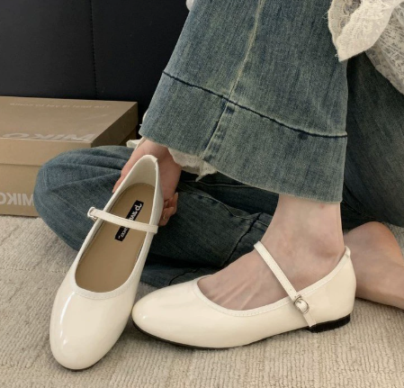 Ballerines Plates Avec Finition Brillante Pour Femmes | Idéales Au Quotidien