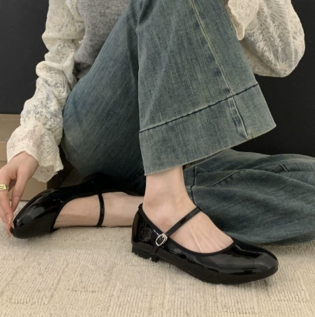 Ballerines Plates Avec Finition Brillante Pour Femmes | Idéales Au Quotidien