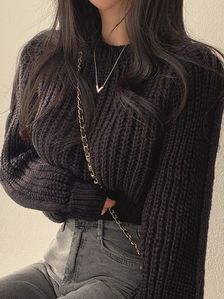 Pull Ample avec Manches Longues pour Femme | Idéal pour l’Automne Et l’Hiver