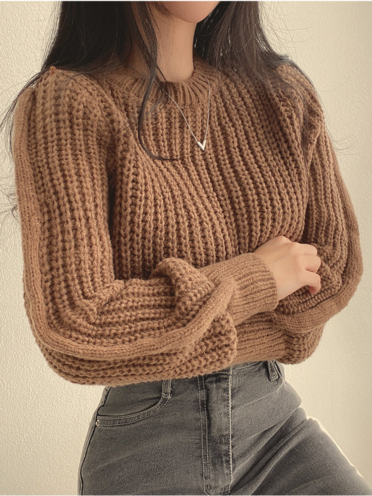 Pull Ample avec Manches Longues pour Femme | Idéal pour l’Automne Et l’Hiver
