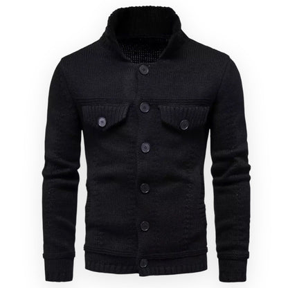 Veste Épaissie avec Fermeture À Boutons pour Hommes | Idéale pour Les Journées Froides