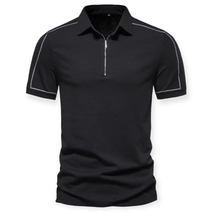 Chemise À Manches Courtes Avec Fermeture Zippée Pour Homme | Idéale Pour Un Usage Quotidien