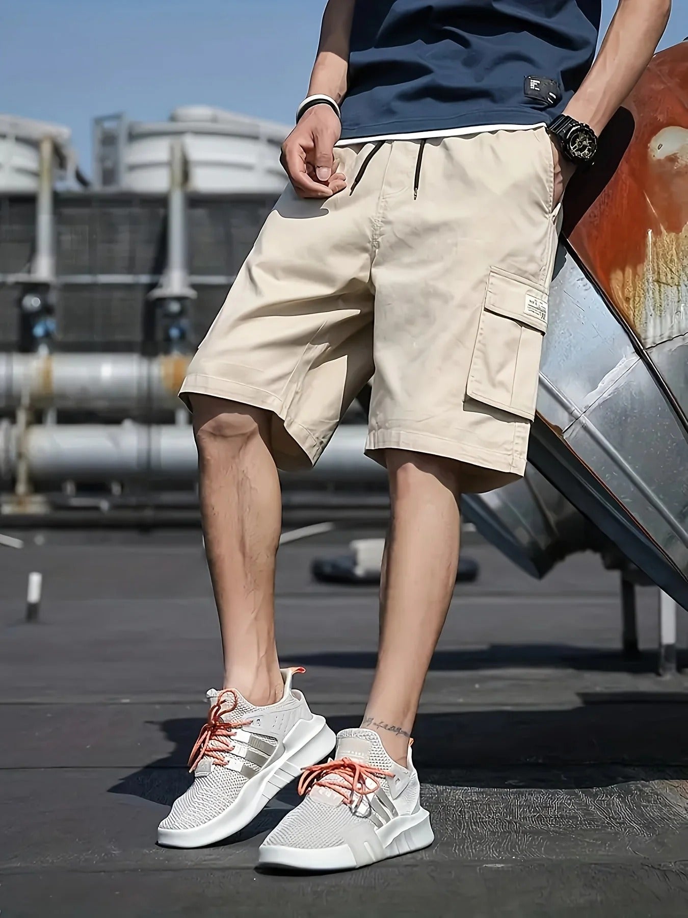 Short Cargo avec Poches Multiples pour Homme | Idéal pour l'Été