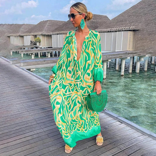 Robe Bohème avec Coupe Décontractée pour Femme | Idéale pour le Printemps et l’Été