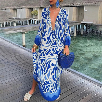 Robe Bohème avec Coupe Décontractée pour Femme | Idéale pour le Printemps et l’Été