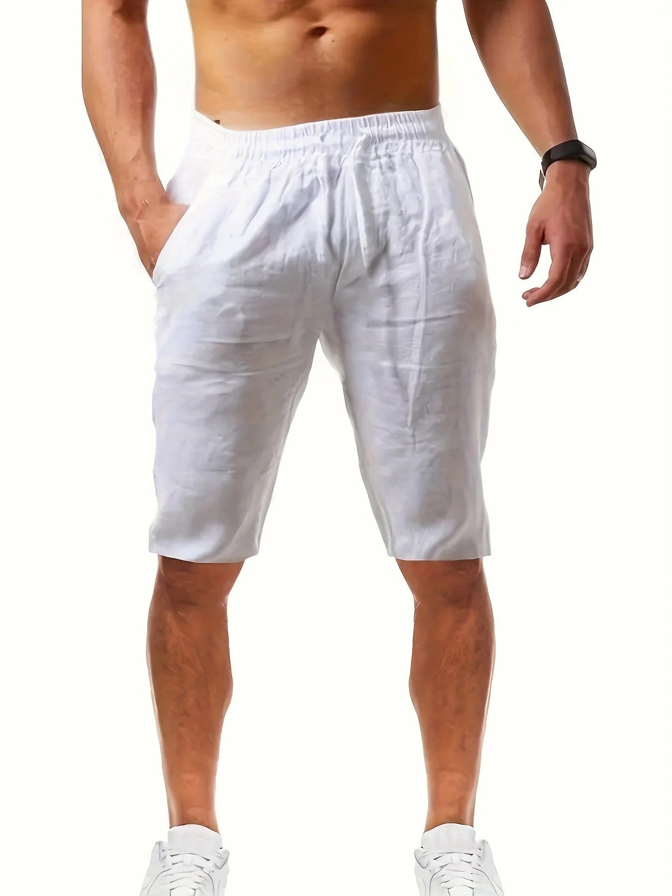 Short Léger avec Taille Élastique pour Homme | Idéal pour l'Été