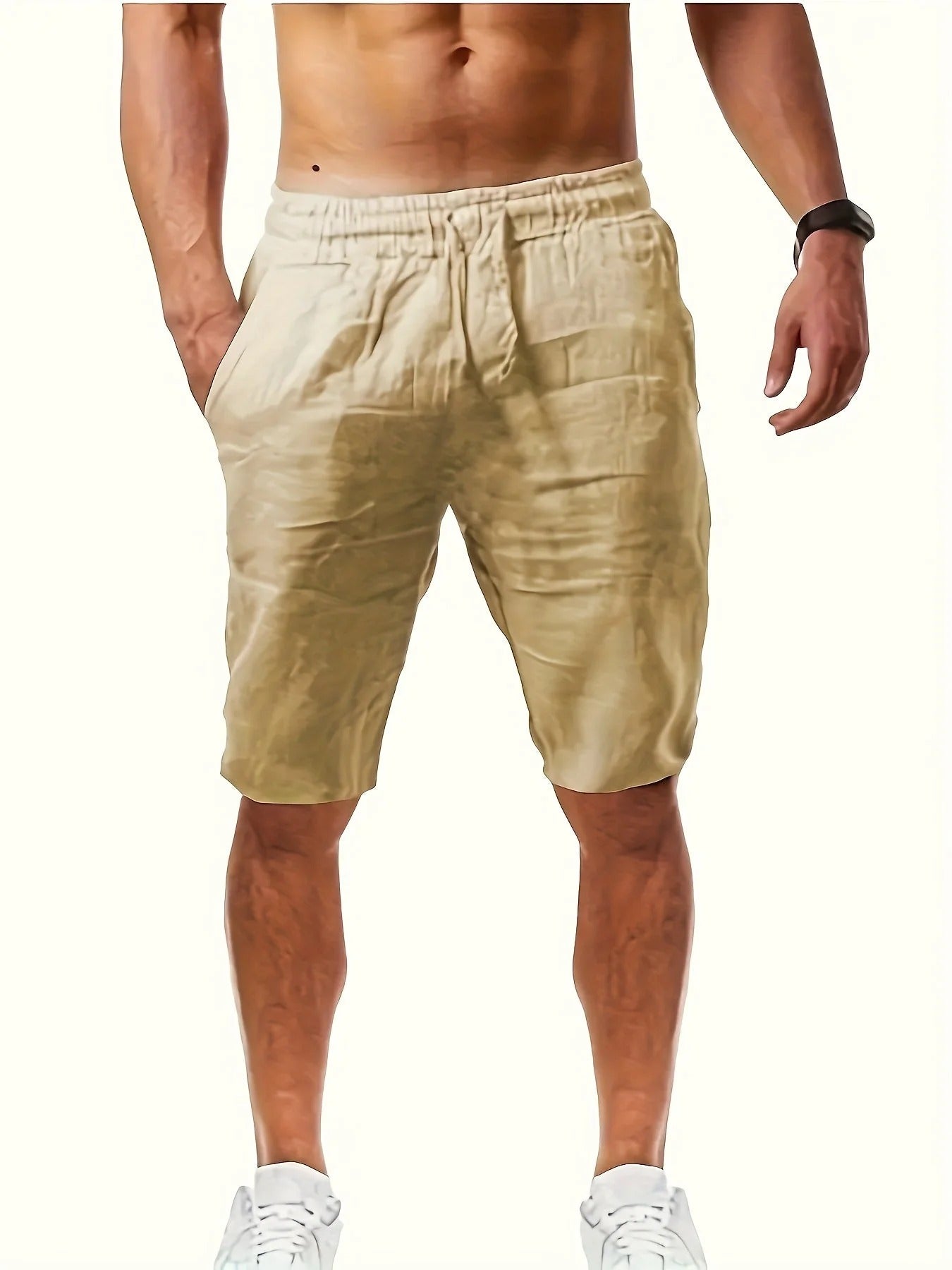 Short Léger avec Taille Élastique pour Homme | Idéal pour l'Été