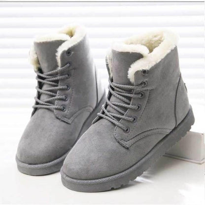 Chaussures À Lacets avec Semelles Antidérapantes pour Femmes | Idéal pour L’Hiver