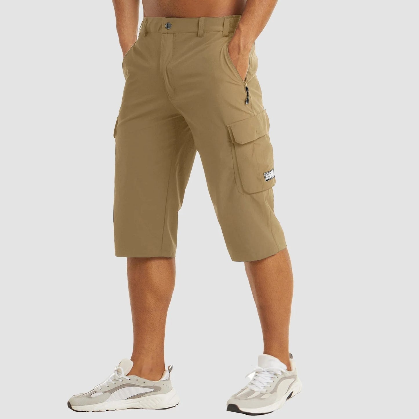 Short Cargo Léger avec Taille Élastique pour Homme | Idéal pour l'Été