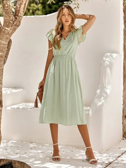 Robe Midi à Coupe Droite pour Femme | Idéale pour Sorties et Occasions Décontractées
