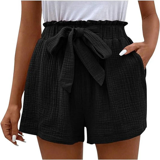 Short à Taille Haute avec Coupe Classique pour Femme | Idéal pour l'Été et les Sorties Décontractées