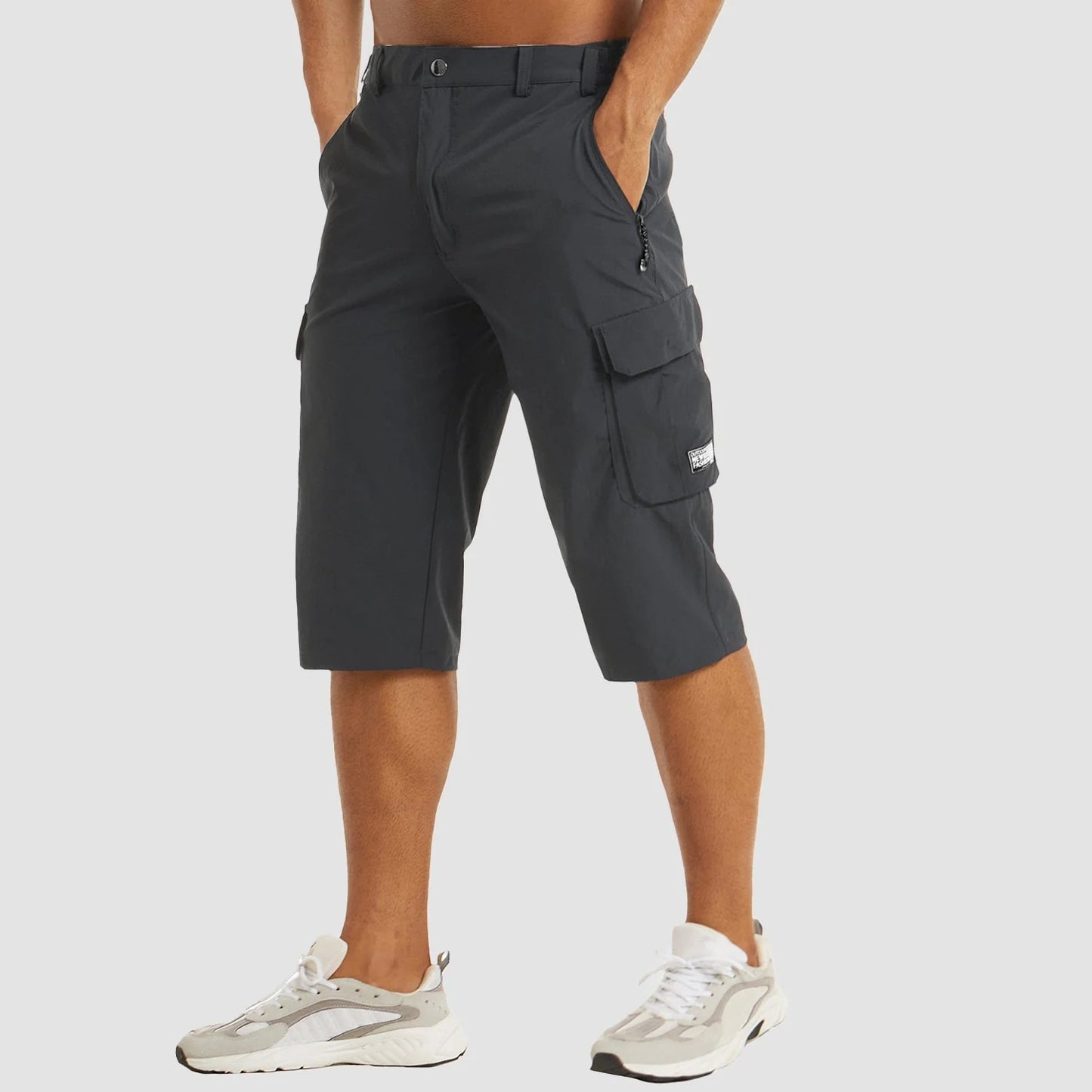 Short Cargo Léger avec Taille Élastique pour Homme | Idéal pour l'Été