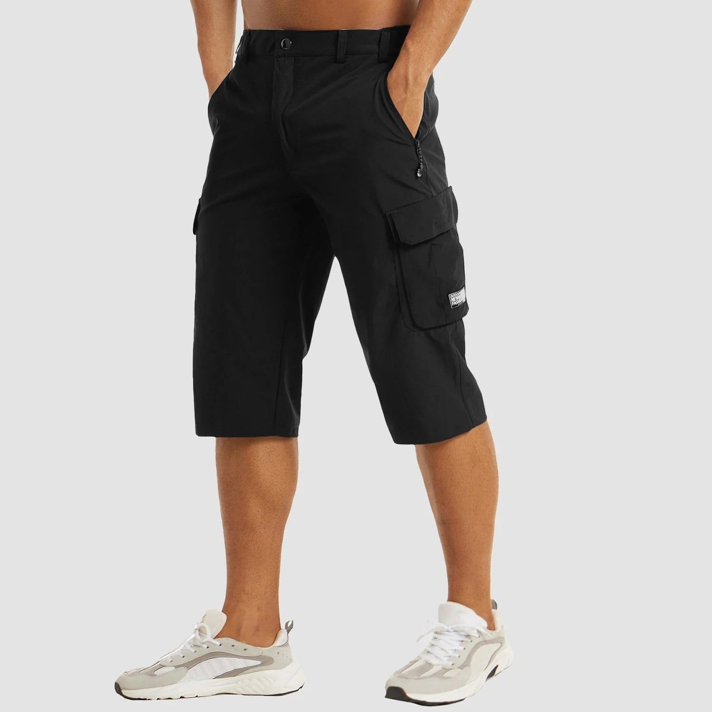 Short Cargo Léger avec Taille Élastique pour Homme | Idéal pour l'Été