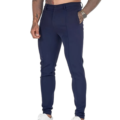 Pantalon Slim Fit avec Coupe Ajustée pour Homme | Idéal pour le Bureau et les Loisirs