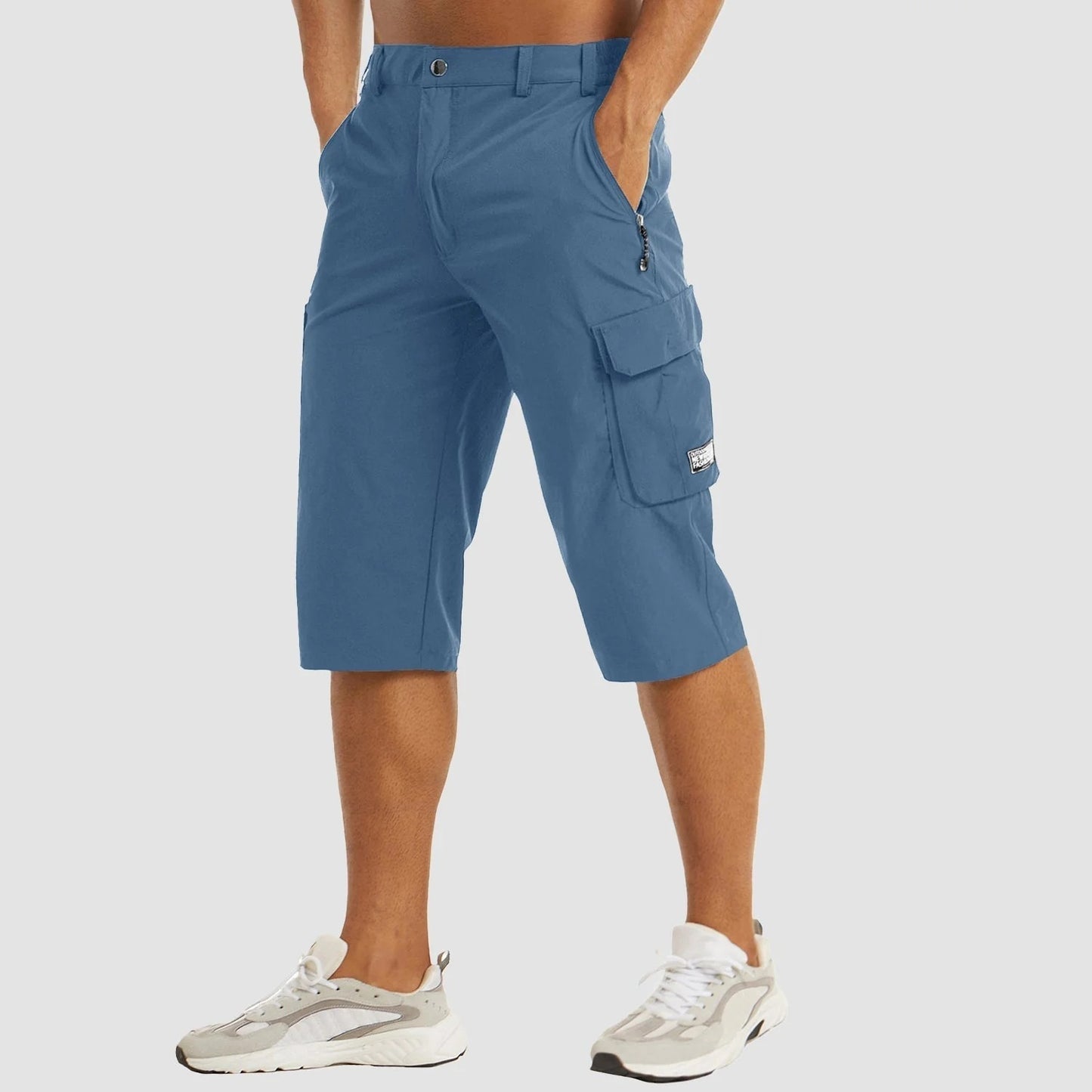 Short Cargo Léger avec Taille Élastique pour Homme | Idéal pour l'Été