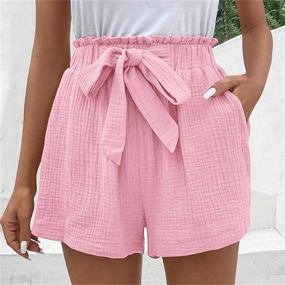 Short à Taille Haute avec Coupe Classique pour Femme | Idéal pour l'Été et les Sorties Décontractées