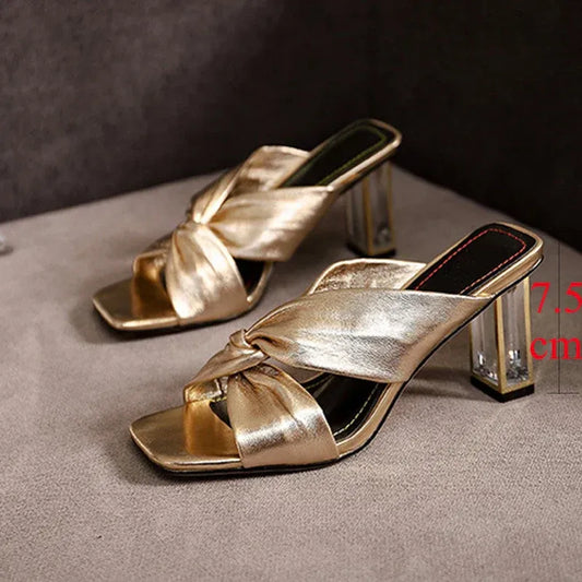 Sandales à Talons avec Brides Croisées pour Femme | Idéales pour les Occasions Spéciales