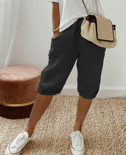Short Ample avec Taille Élastique pour Femme | Idéal pour les Journées Décontractées