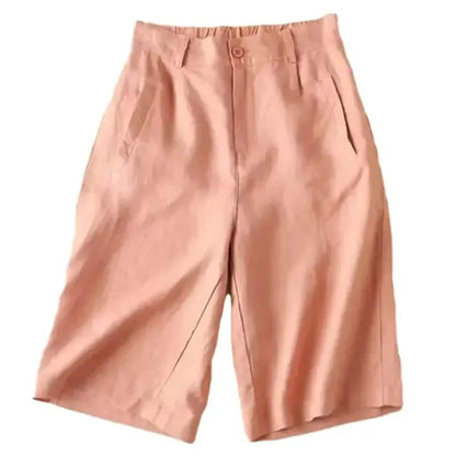 Short Long Décontracté avec Taille Élastique pour Femme | Idéal pour Été et Loisirs