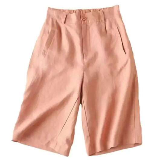 Short Long Décontracté avec Taille Élastique pour Femme | Idéal pour Été et Loisirs