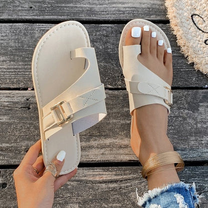 Sandales Entre-Doigts Avec Bride Ajustable Pour Femmes | Idéal Pour Saisons Chaudes