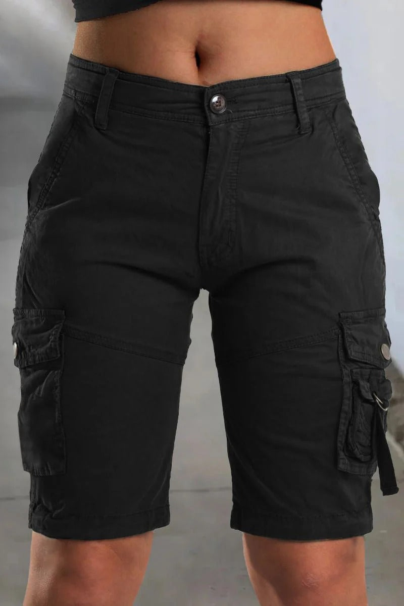 Short Cargo avec Poches Latérales pour Femme | Idéal pour l’Été et les Activités de Plein Air