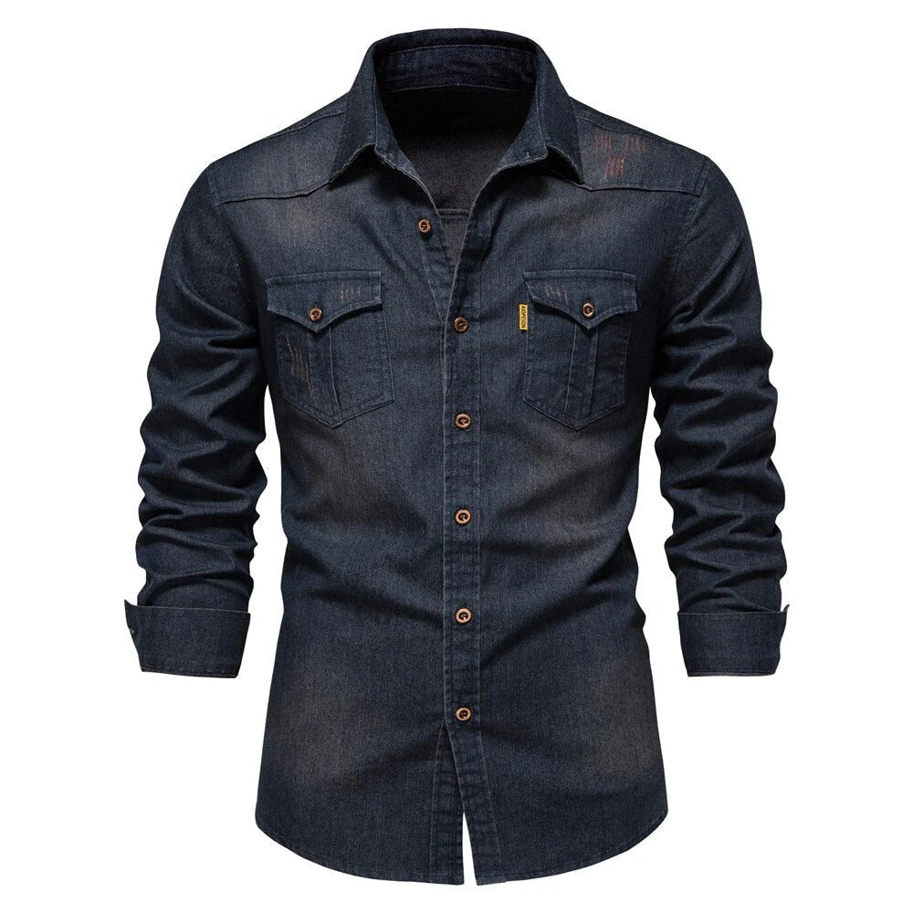 Chemise Slim-Fit avec Tissu Extensible pour Homme | Idéale pour un Usage Décontracté ou Quotidien