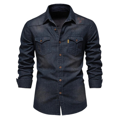 Chemise Slim-Fit avec Tissu Extensible pour Homme | Idéale pour un Usage Décontracté ou Quotidien