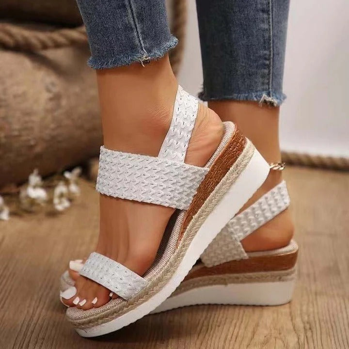 Sandales À Plateforme Avec Brides Ajustables Pour Femmes | Idéal Pour L'Été