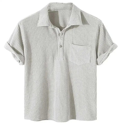 Polo à Motif Carreaux avec Patte de Boutonnage pour Homme Grande Taille | Idéal pour le Printemps et l’Été
