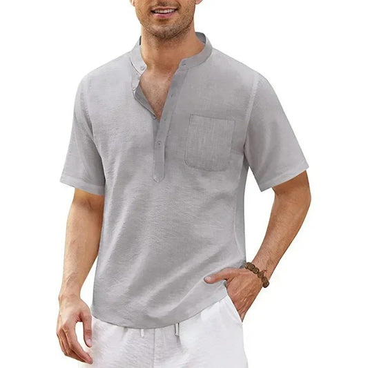 T-Shirt D'Été À Manches Courtes En Grandes Tailles Pour Homme | Idéal Pour Les Journées Décontractées