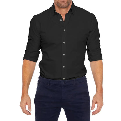 Chemise avec Fermeture Éclair Discrète pour Homme | Idéale pour les Journées de Travail