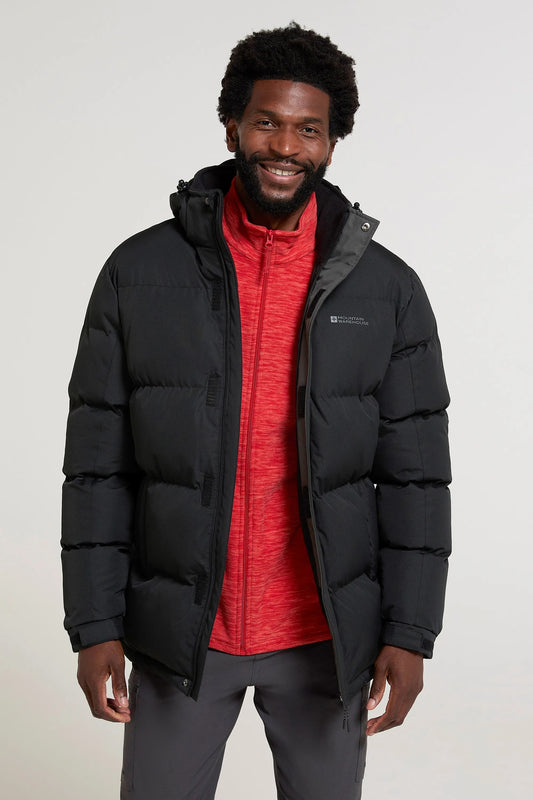 Veste Matelassée avec Capuche et Poches Zippées pour Homme | Idéale pour l’Hiver