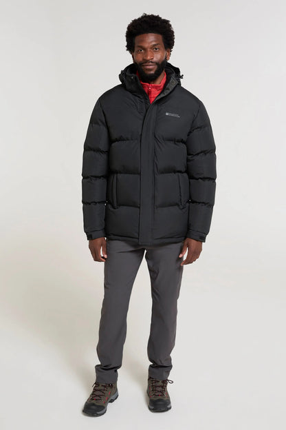 Veste Matelassée avec Capuche et Poches Zippées pour Homme | Idéale pour l’Hiver