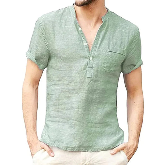 T-Shirt Uni à Coupe Ample pour Homme Grande Taille | Idéal pour l’Été