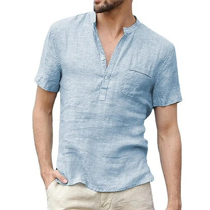 T-Shirt Uni à Coupe Ample pour Homme Grande Taille | Idéal pour l’Été