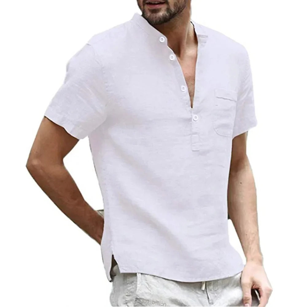 T-Shirt Uni à Coupe Ample pour Homme Grande Taille | Idéal pour l’Été