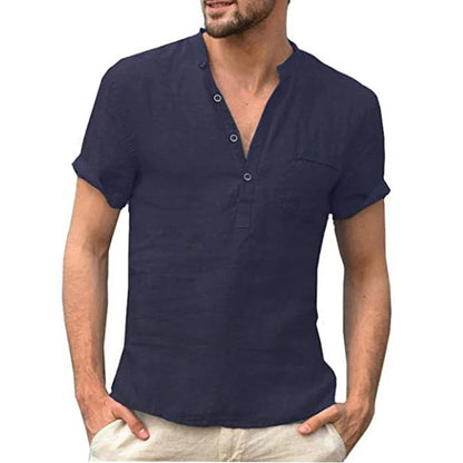 T-Shirt Uni à Coupe Ample pour Homme Grande Taille | Idéal pour l’Été