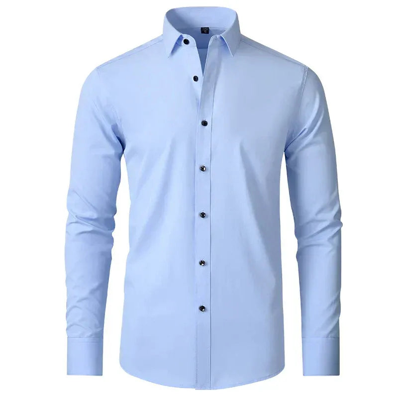 Chemise à Manches Longues Facile d’Entretien pour Homme | Idéale pour les Journées Actives