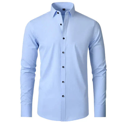 Chemise à Manches Longues Facile d’Entretien pour Homme | Idéale pour les Journées Actives
