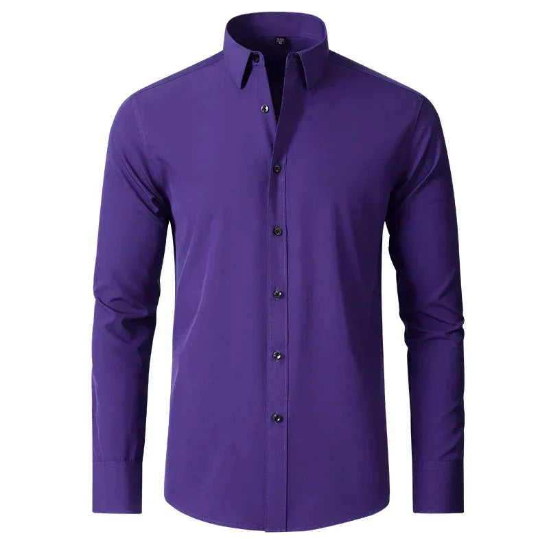 Chemise à Manches Longues Facile d’Entretien pour Homme | Idéale pour les Journées Actives