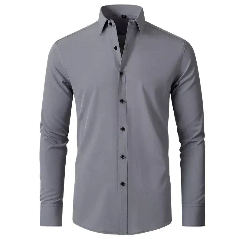 Chemise à Manches Longues Facile d’Entretien pour Homme | Idéale pour les Journées Actives