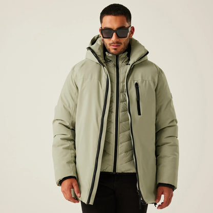 Veste Matelassée avec Capuche et Poches Zippées pour Homme | Idéale pour l’Hiver