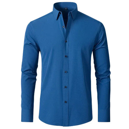 Chemise à Manches Longues Facile d’Entretien pour Homme | Idéale pour les Journées Actives