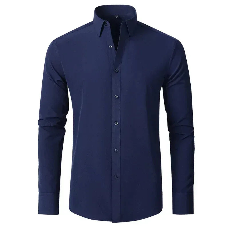 Chemise à Manches Longues Facile d’Entretien pour Homme | Idéale pour les Journées Actives
